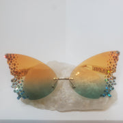 Crystallized Butterfly Sunglasses