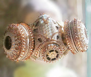 Elegant Steampunk Swarovski Crystal Respirator - Buy at GoddessArmorBling.com